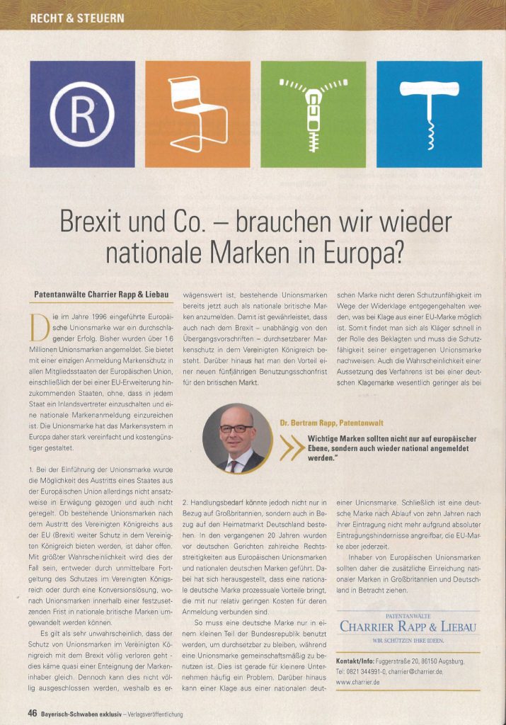 Brexit & Co. – brauchen wir wieder nationale Marken in Europa?